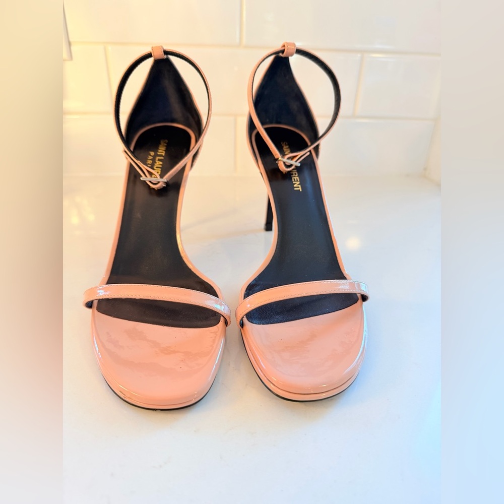 Saint Laurent Women's Blush / Nude Strappy Heels